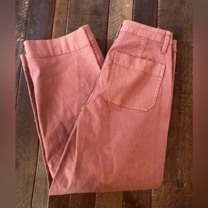 MADEWELL CURVY SLIM EMMETT wide leg jeans pants 26 tall NWT